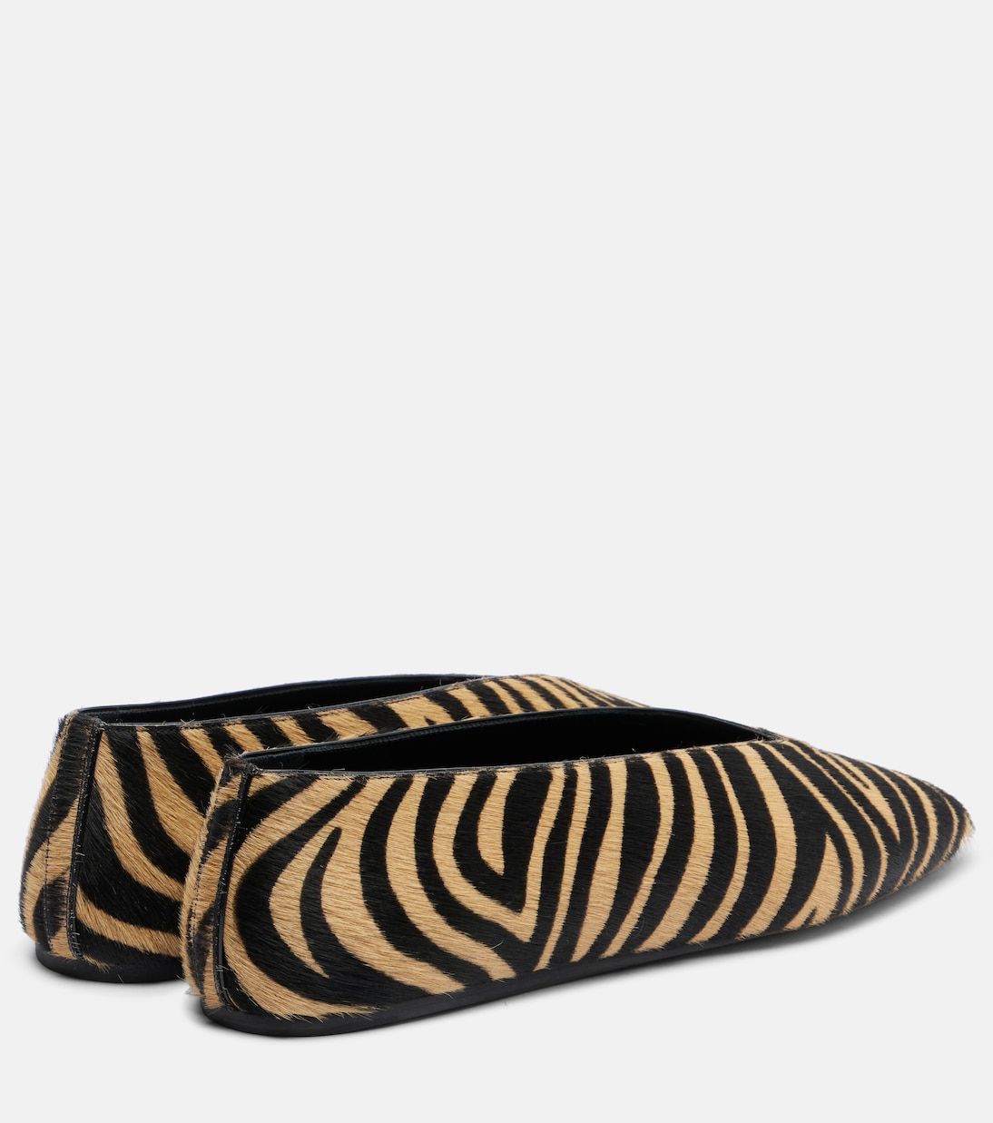 Ballerines Luna en cuir façon poulain | Le Monde Béryl