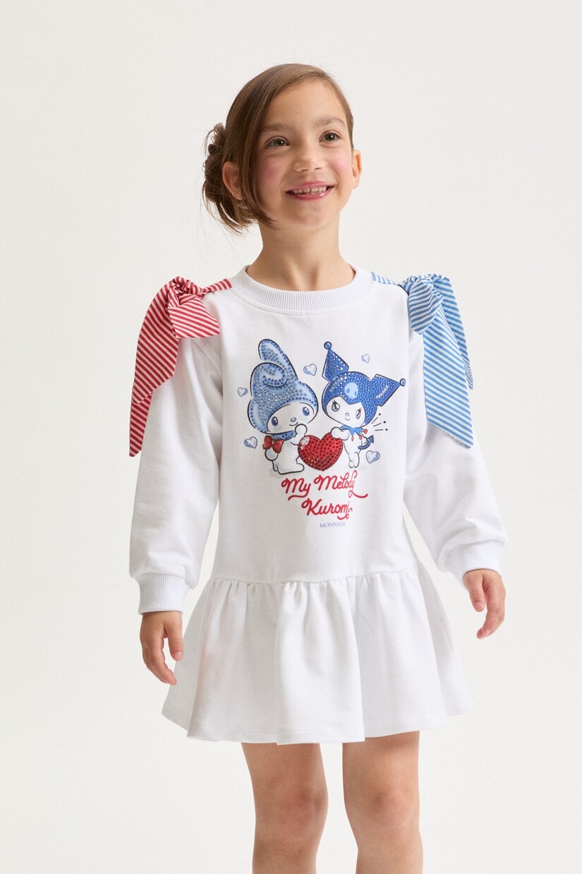 x Hello Kitty and Friends jersey dress | Monnalisa
