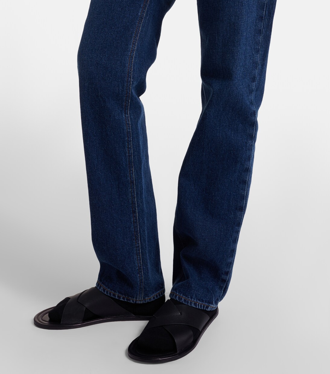 Bodhi high-rise straight jeans | The Row