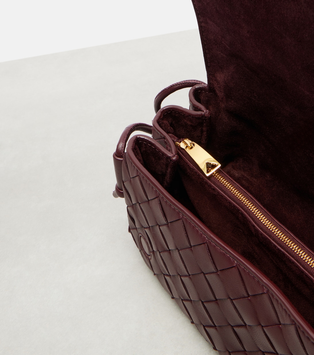 Notturno Intrecciato leather crossbody bag | Bottega Veneta