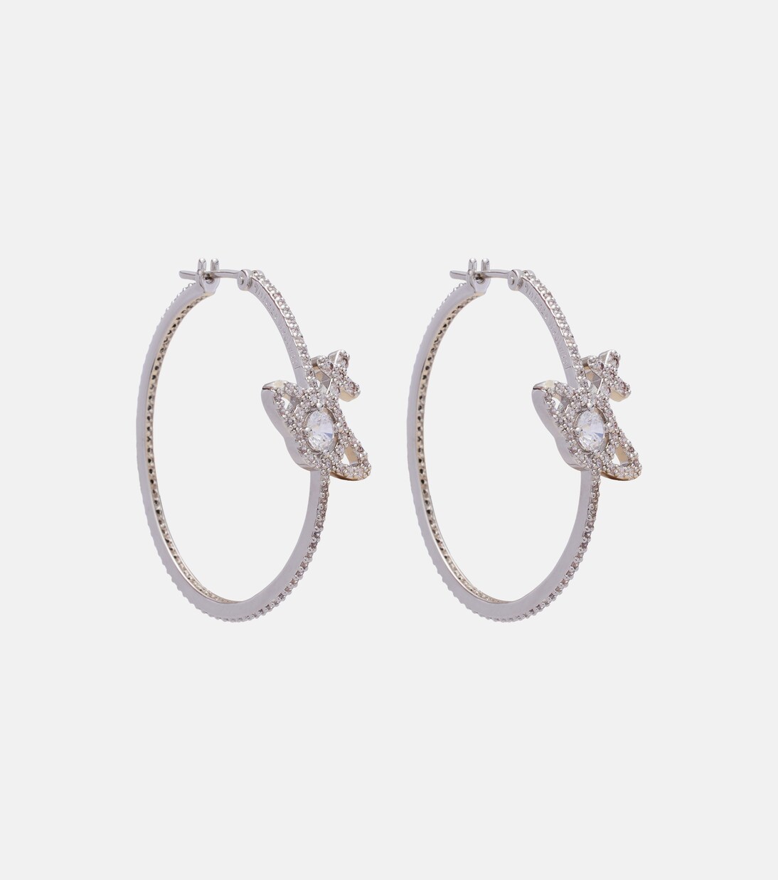Orb embellished hoop earrings | Vivienne Westwood