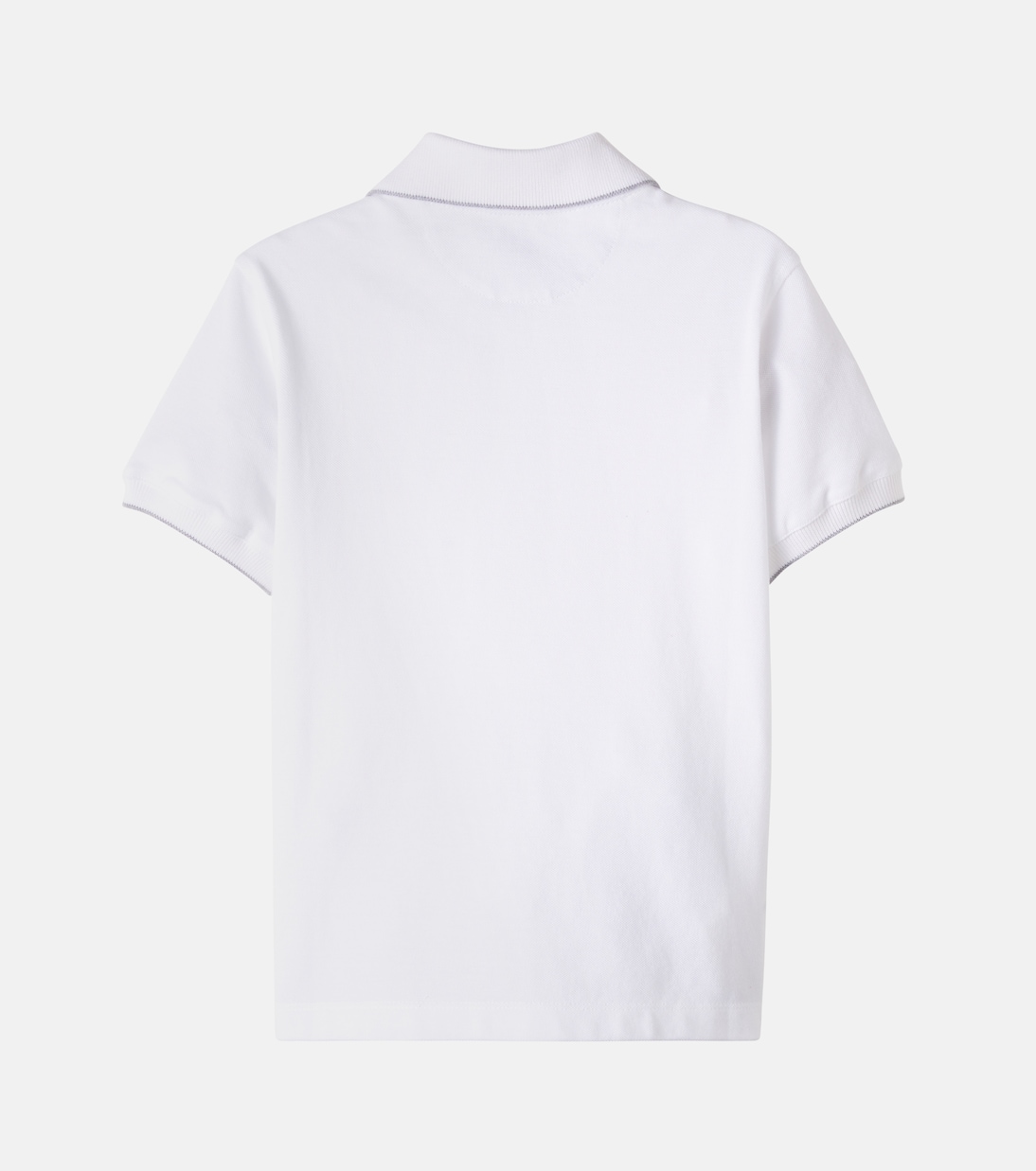 Cotton piqué polo shirt | Brunello Cucinelli Kids