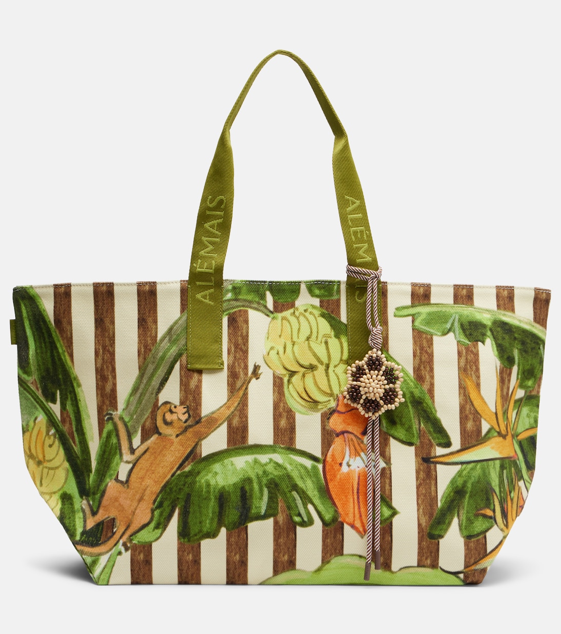Toucan Tango Large canvas tote bag | Alémais