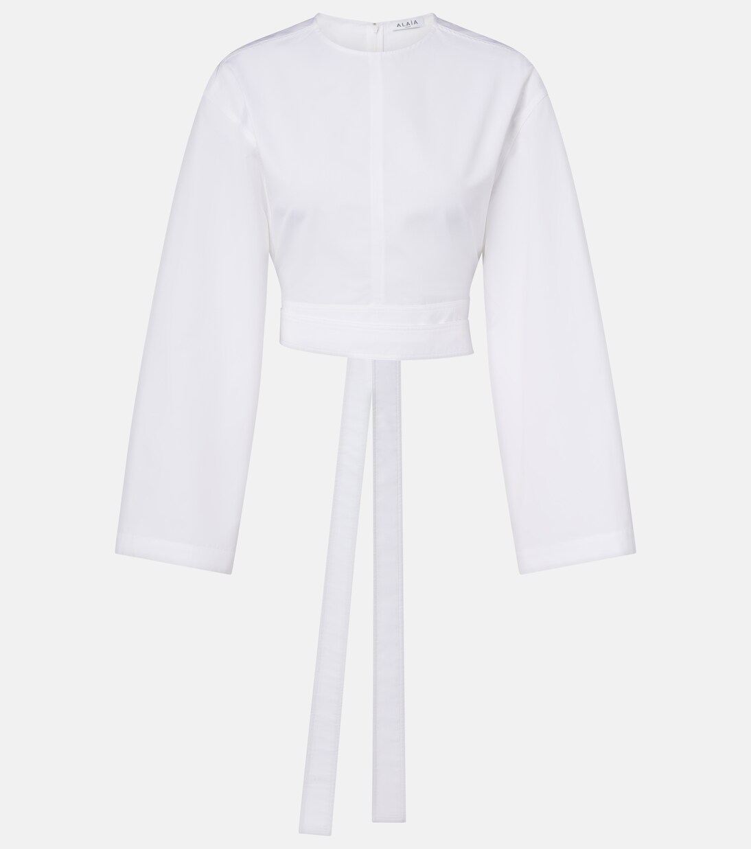 Cotton poplin crop top | Alaïa