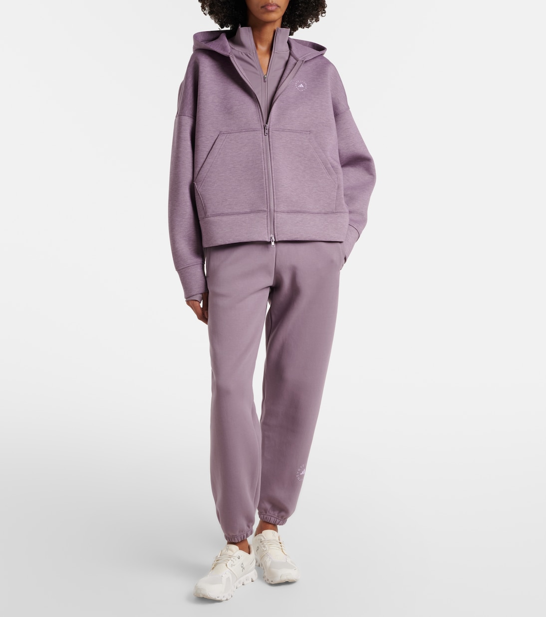 Logo zip-up hoodie | Adidas by Stella McCartney