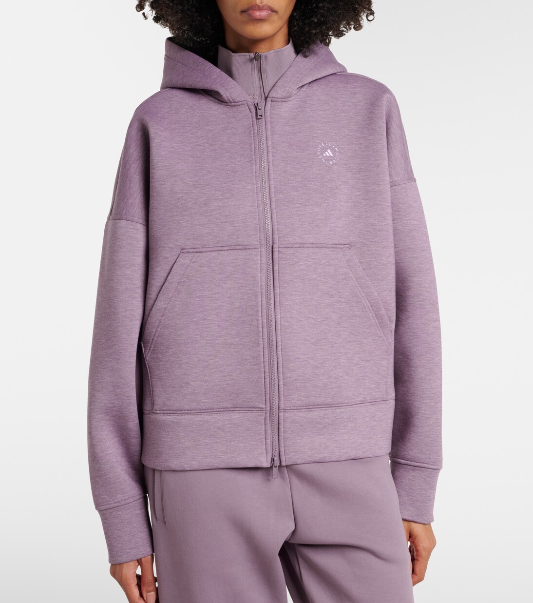 Logo zip-up hoodie | Adidas by Stella McCartney
