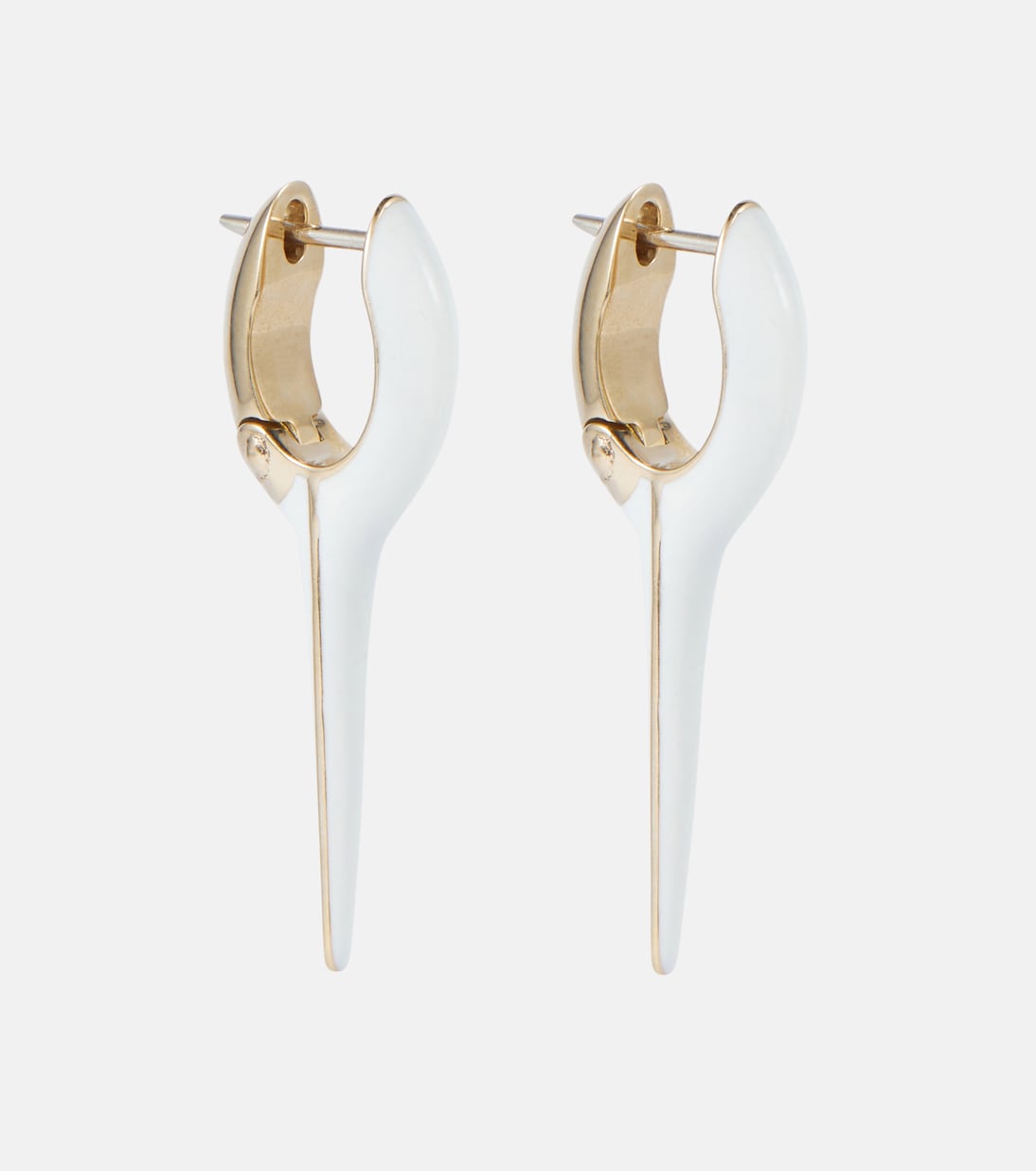 Orecchini in oro 18kt Melissa Kaye Lola, design giovane e trendy