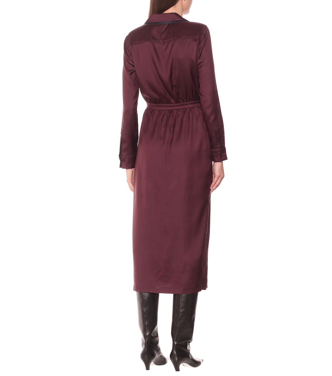 Lowell silk-twill midi dress | Gabriela Hearst