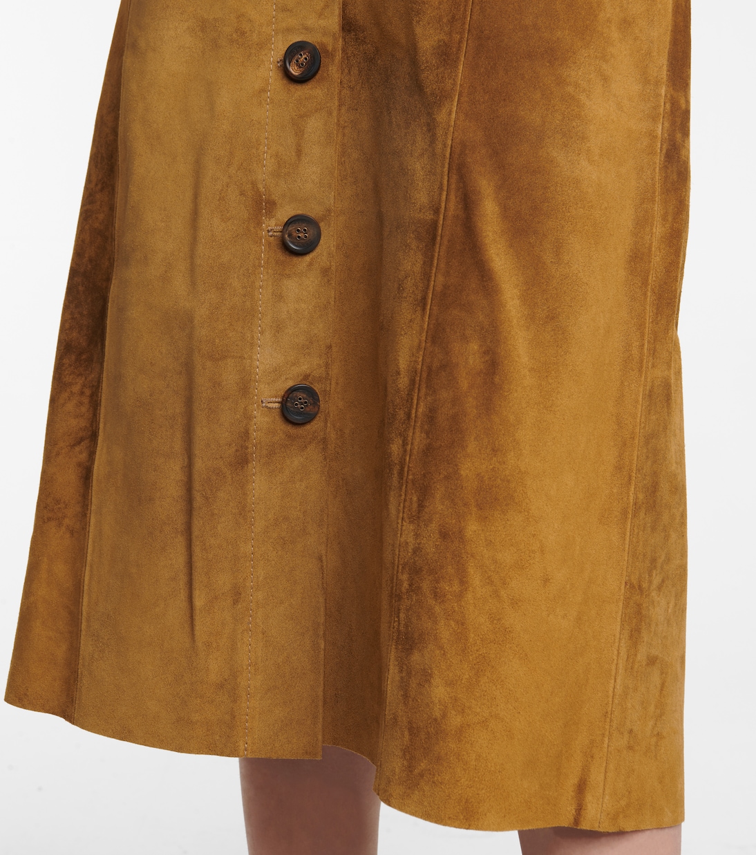 Falda midi de gamuza | Golden Goose