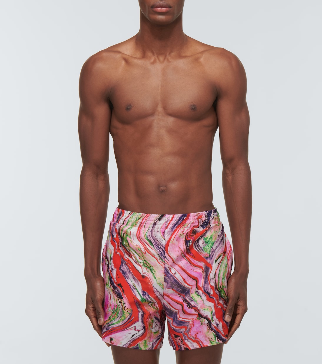 Bañador con estampado marmolado | Acne Studios