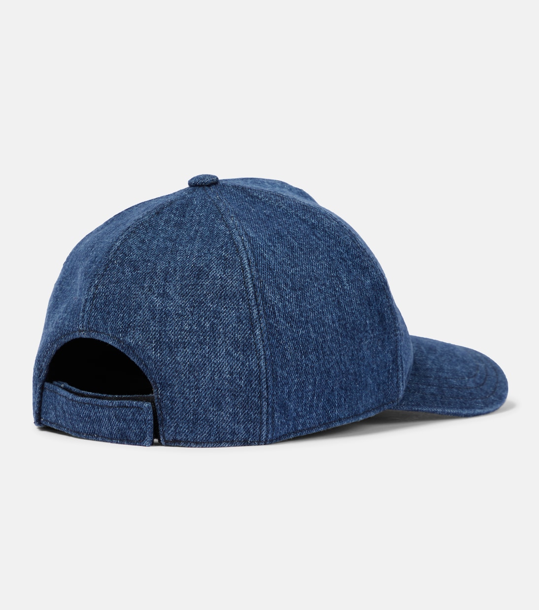 Berretto in denim MIU MIU con logo, stile giovane e trendy