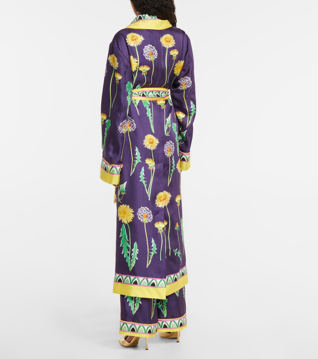 Peignoir imprimé en soie | Dolce&Gabbana