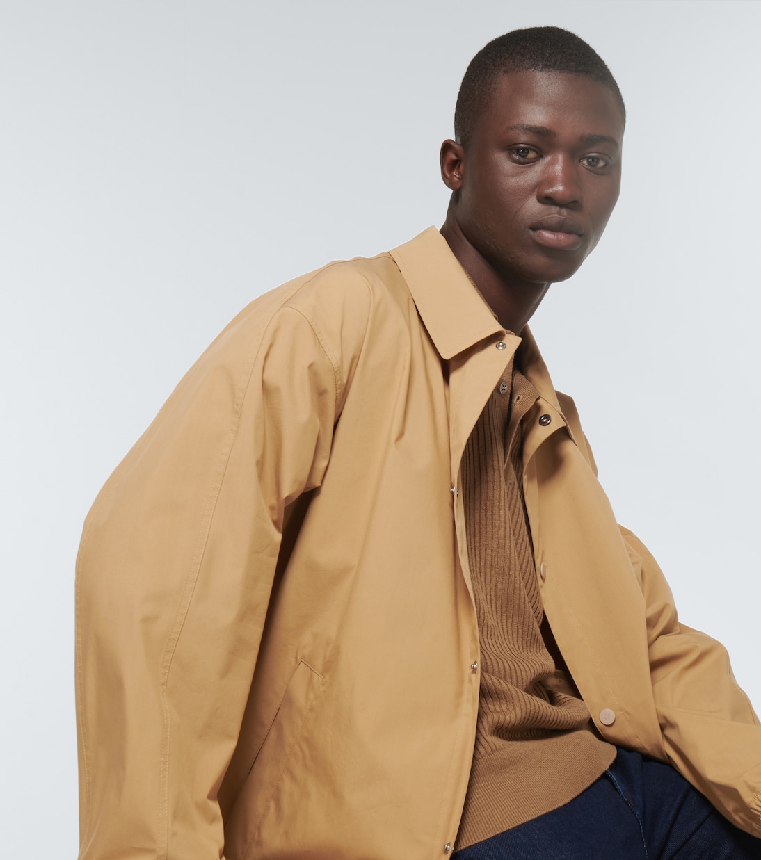 Hemdjacke aus einem Baumwollgemisch | Loro Piana