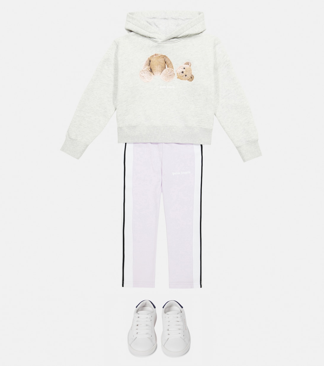 Logo cotton leggings | Palm Angels Kids