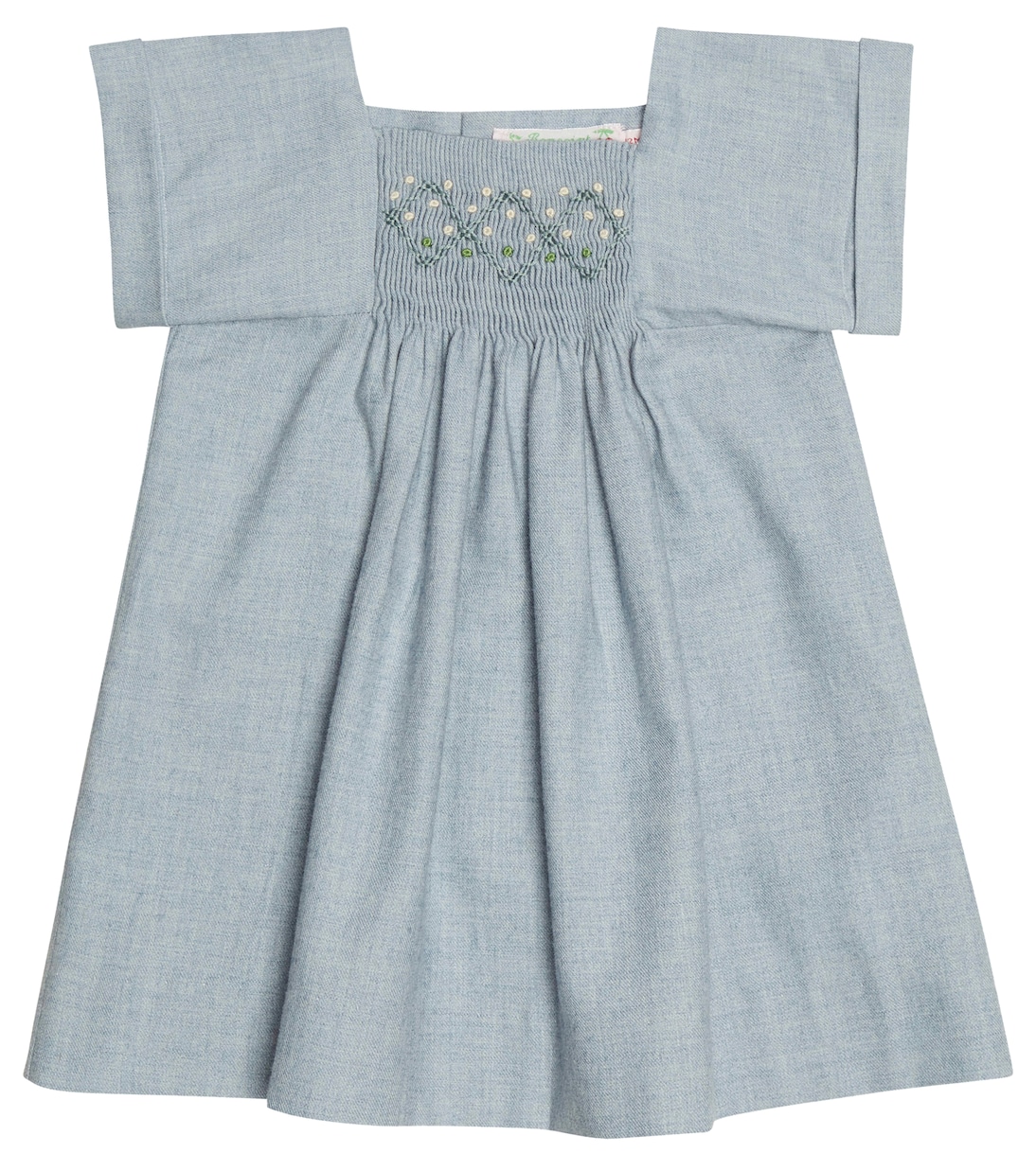 Bebé - vestido Pais de lana y sarga de algodón | Bonpoint