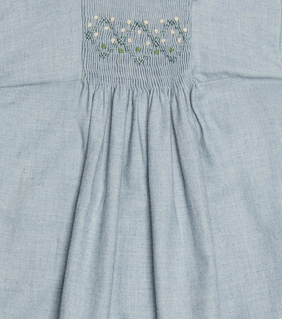 Bebé - vestido Pais de lana y sarga de algodón | Bonpoint