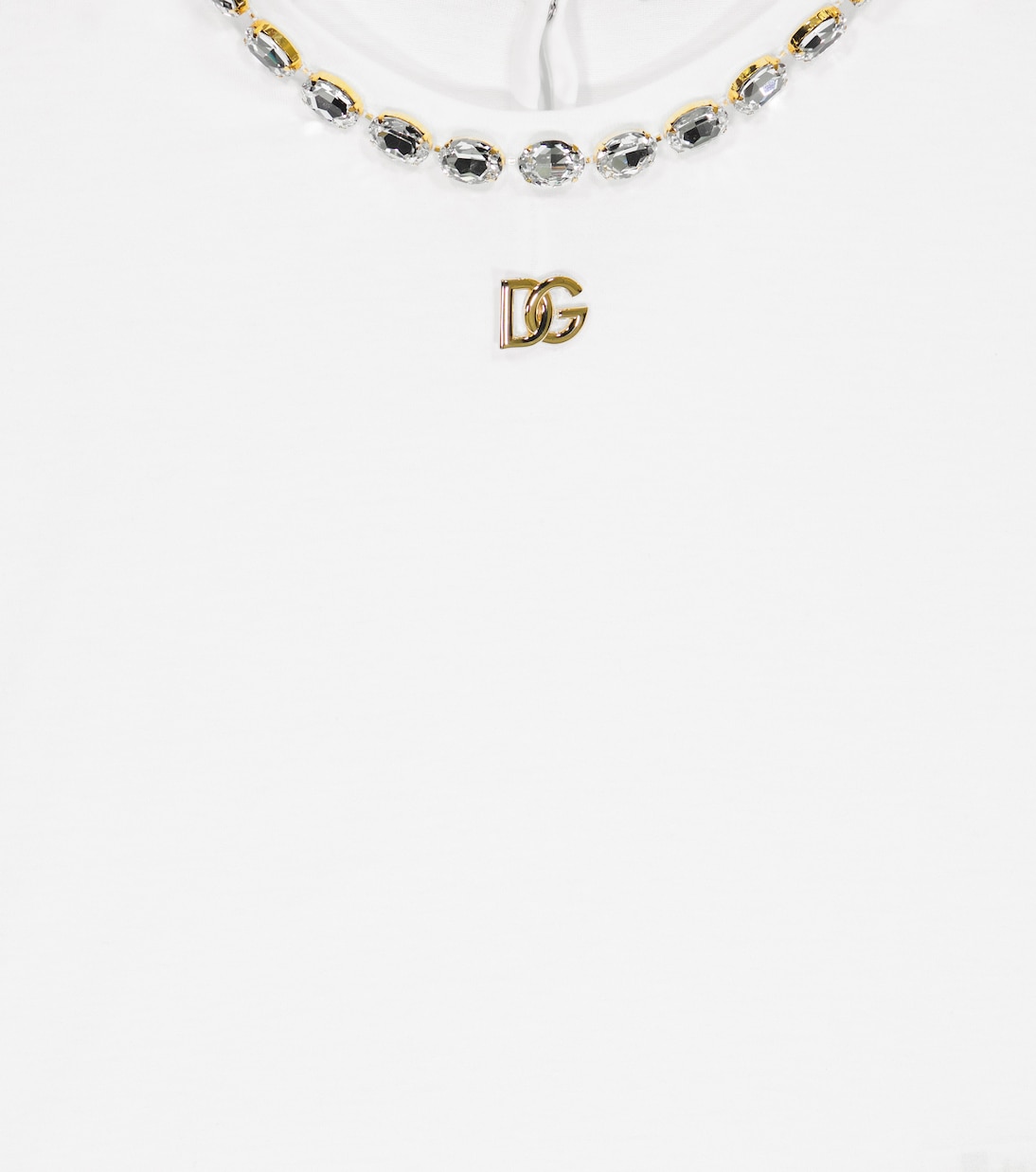 T-shirt in cotone con decorazione | Dolce&Gabbana Kids