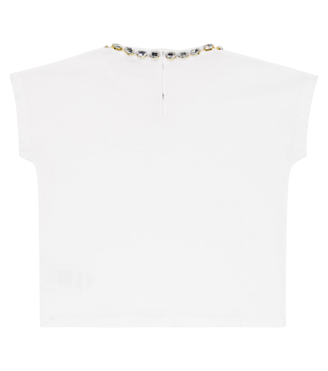 T-shirt in cotone con decorazione | Dolce&Gabbana Kids