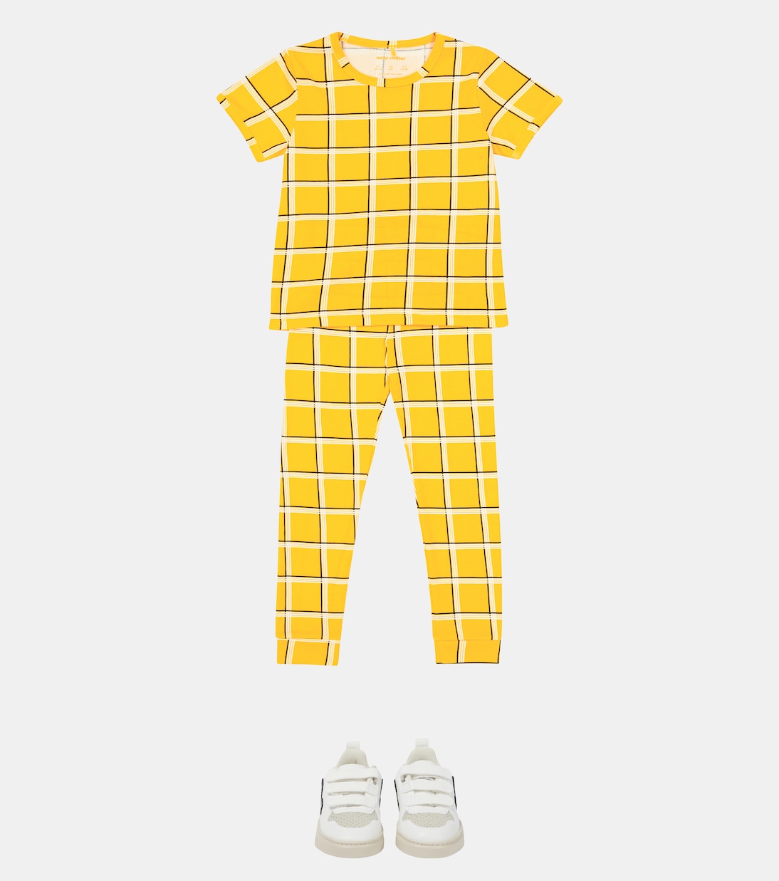 Kariertes T-Shirt aus Baumwolle | Mini Rodini