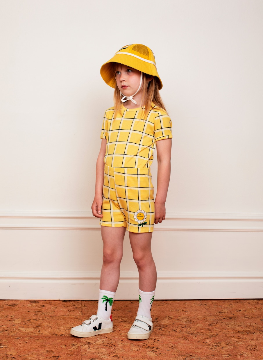 Kariertes T-Shirt aus Baumwolle | Mini Rodini