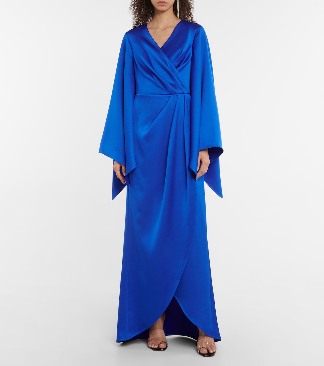 Robe aus Satin | Rasario
