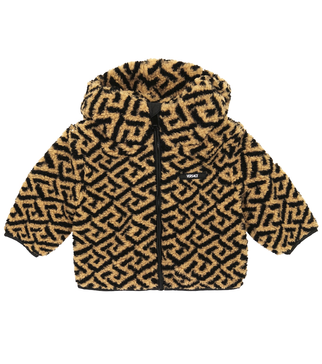 Baby Greca printed hooded jacket | Versace Kids