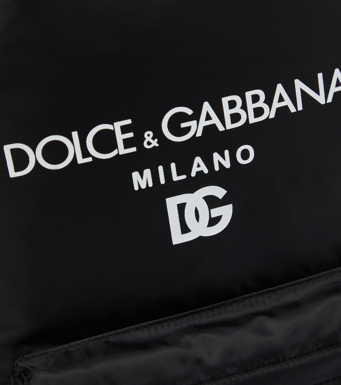 Zaino in nylon con logo | Dolce&Gabbana Kids
