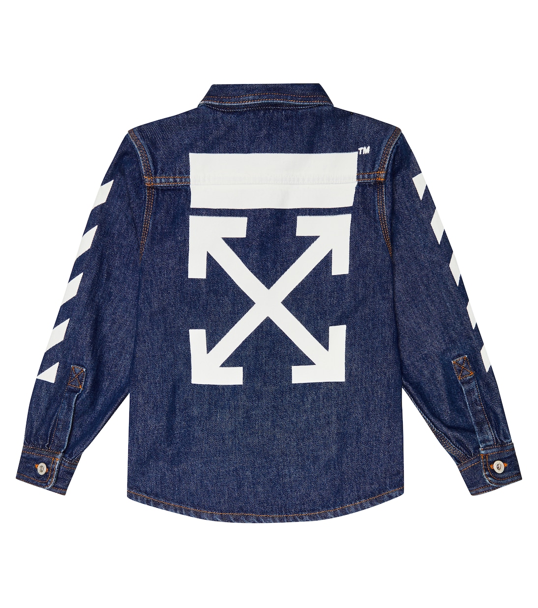 Back Emblem Denim Jacket - Blue – LÝFT