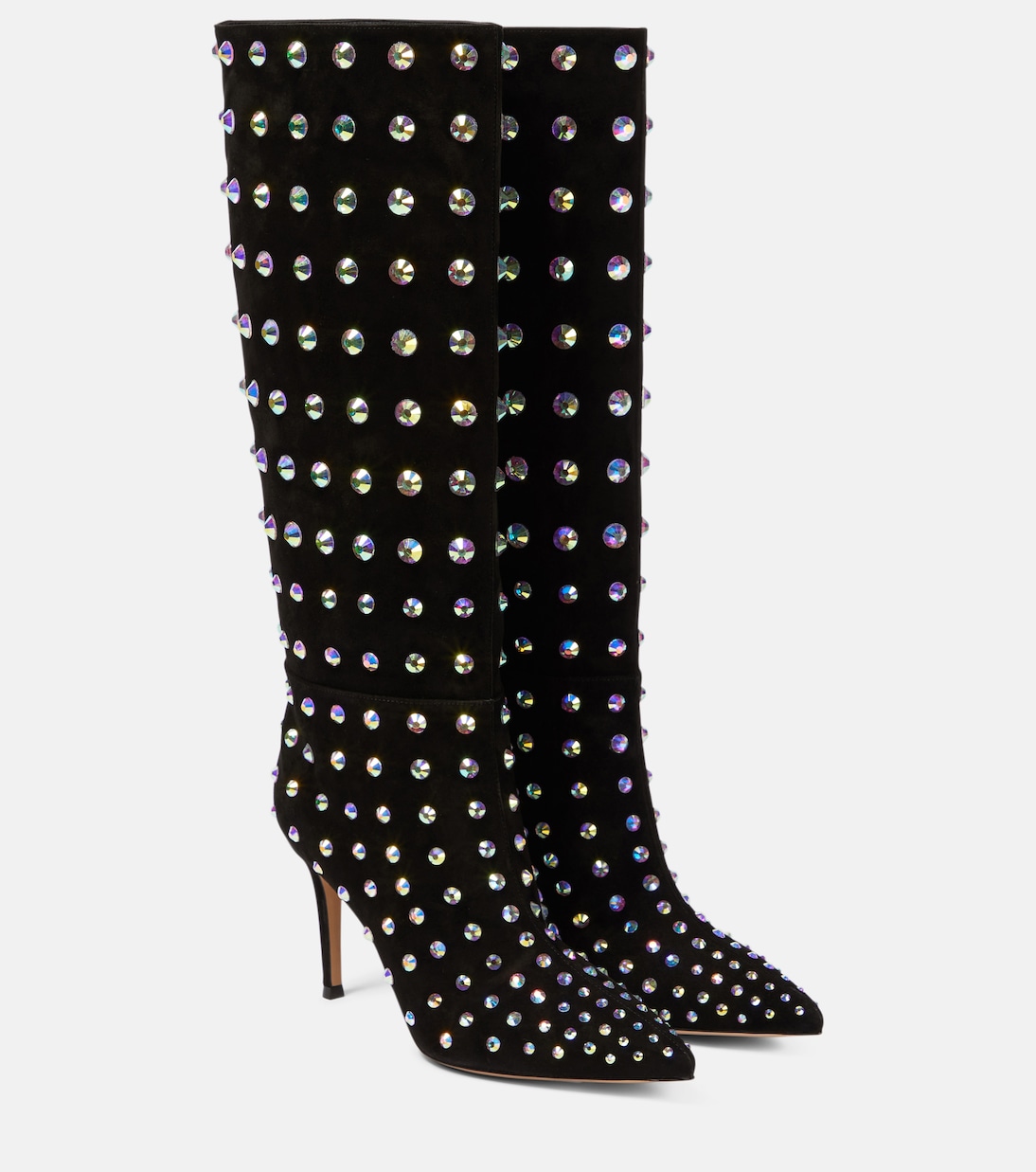 Botas altas Spectra de ante adornadas | Gianvito Rossi