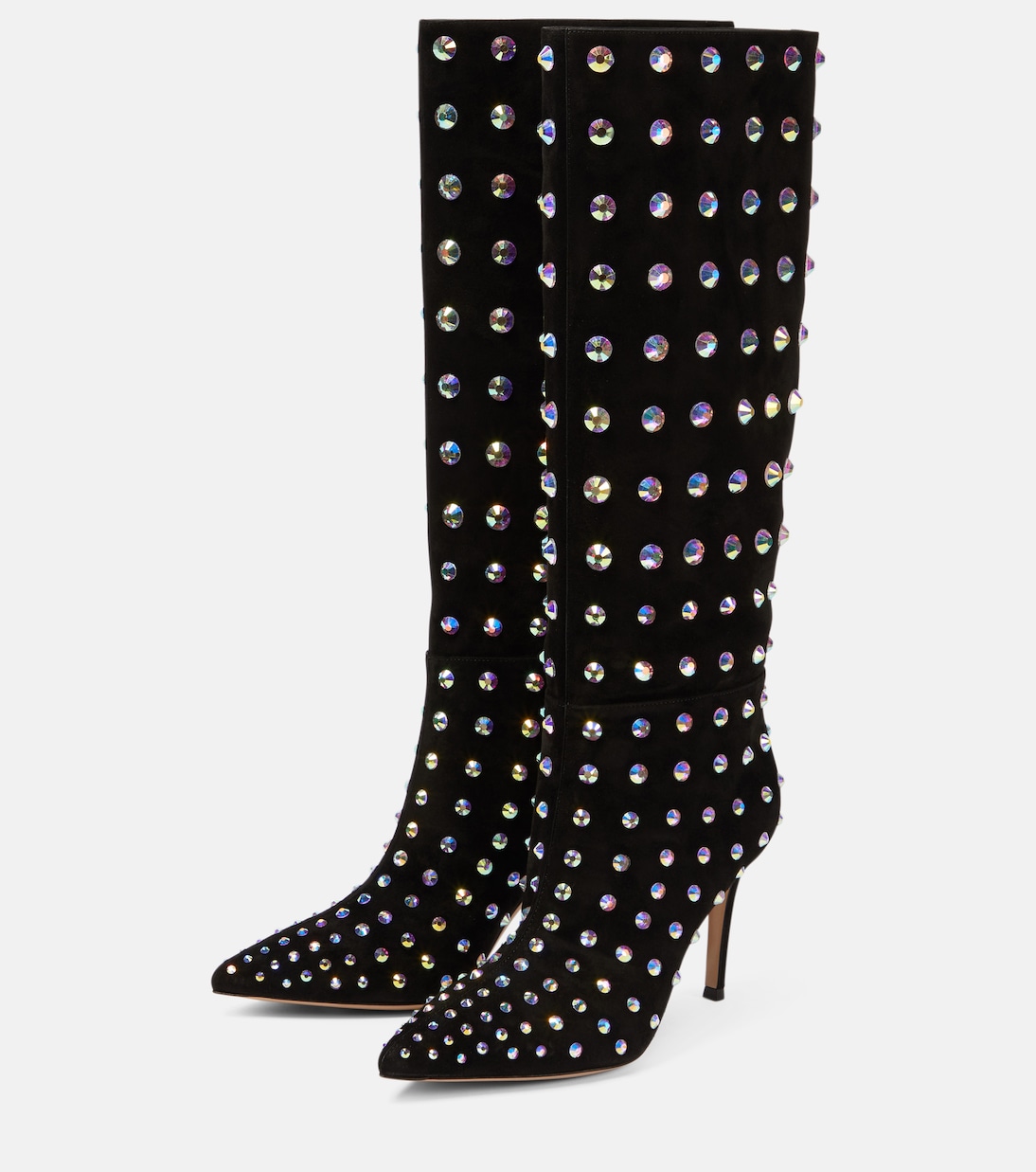 Botas altas Spectra de ante adornadas | Gianvito Rossi
