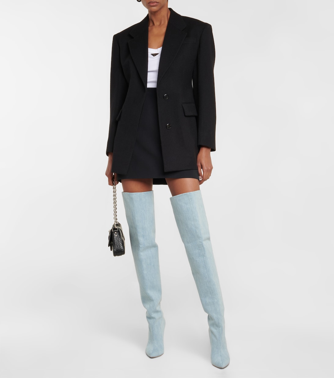 Botas mosqueteras en denim | Paris Texas