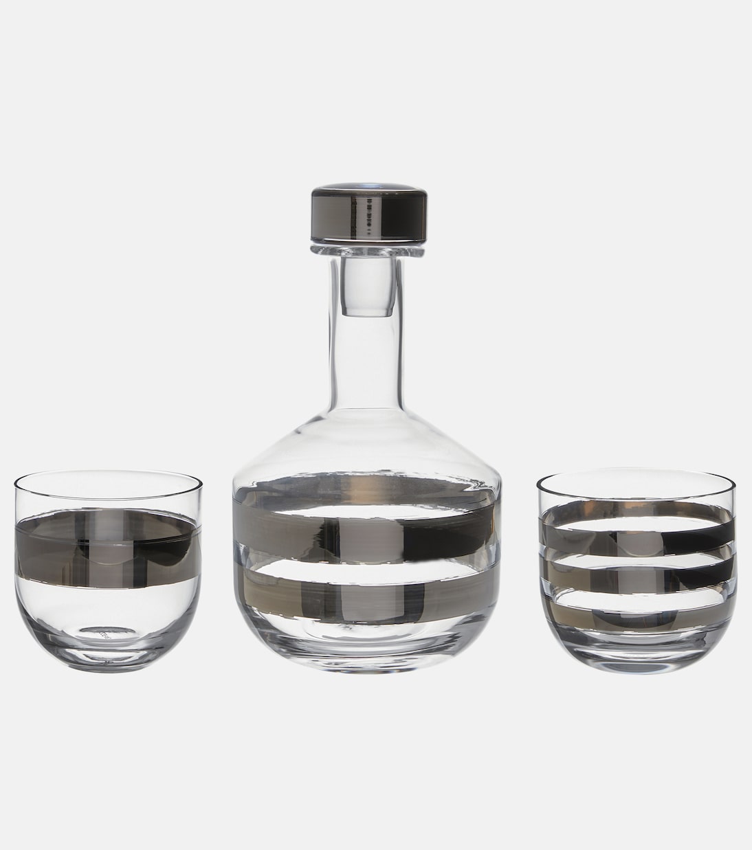 Tank whiskey glasses and decanter set | Tom Dixon