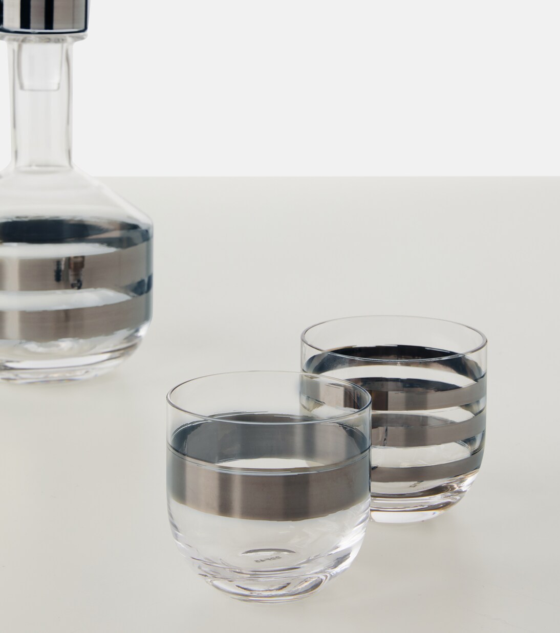 Tank whiskey glasses and decanter set | Tom Dixon