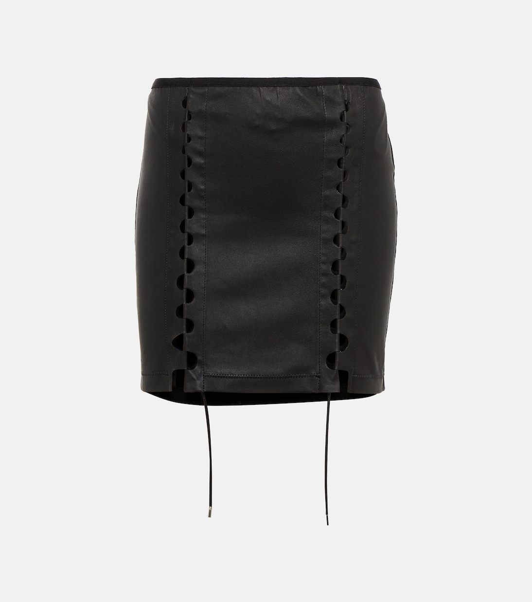 Hinge-seam leather miniskirt | Dion Lee
