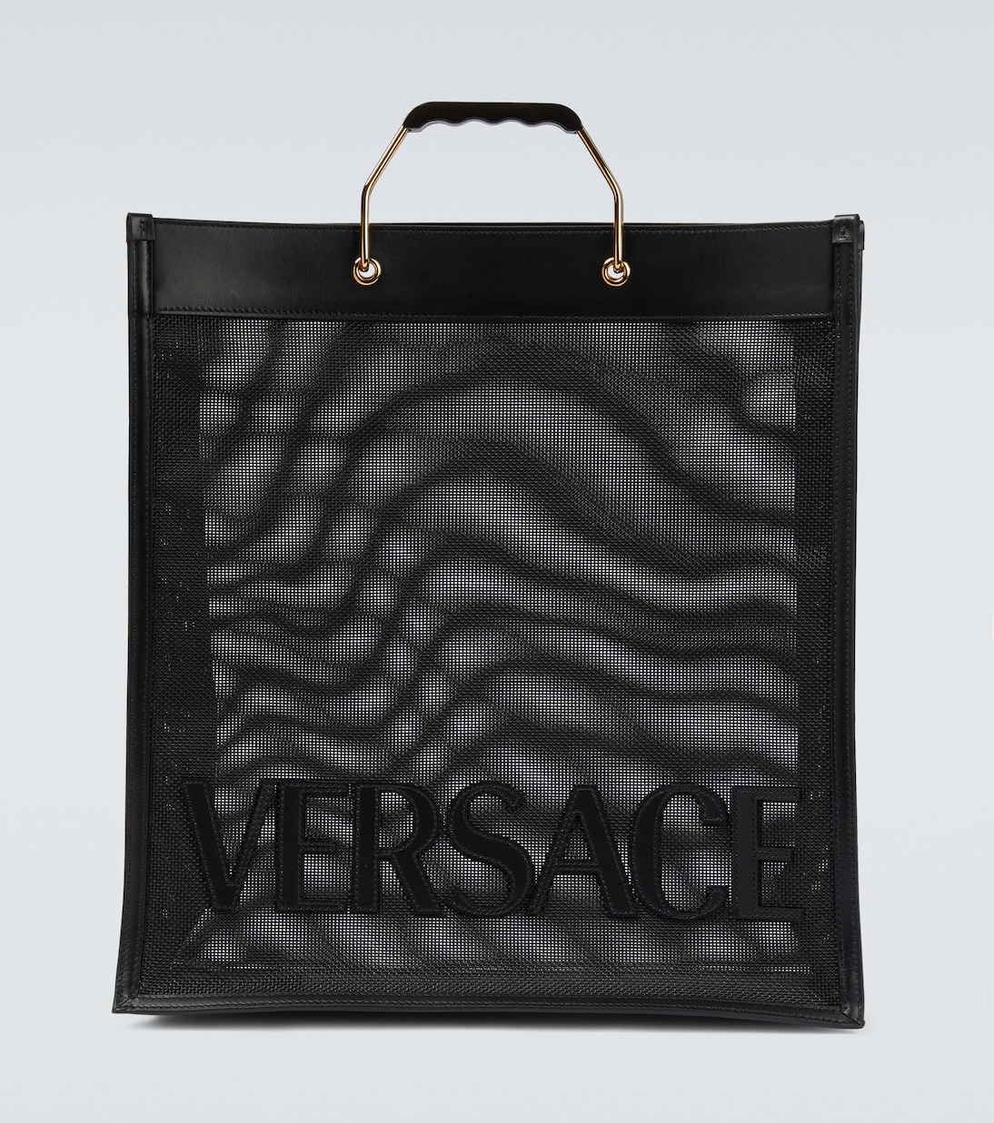 Black versace tote bag outlet