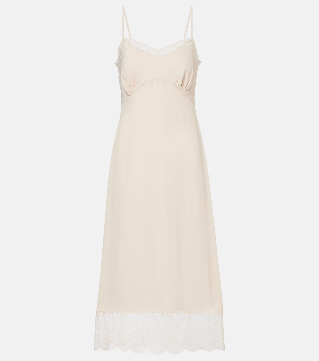 Abito sottoveste in crêpe de chine | Simone Rocha