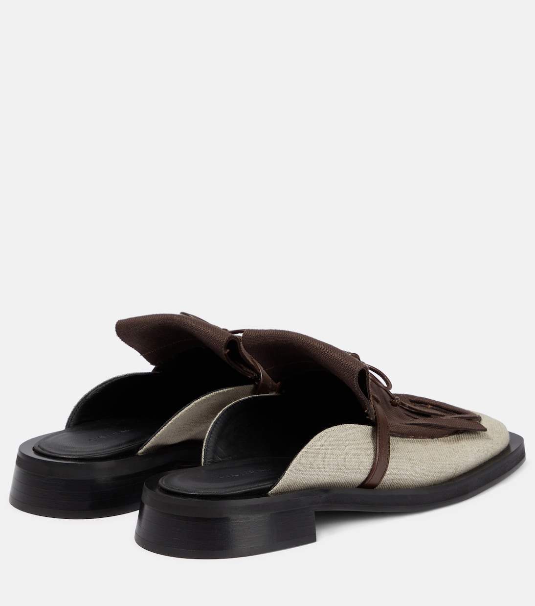 Slippers Rosie 40 de lino | Gia Borghini