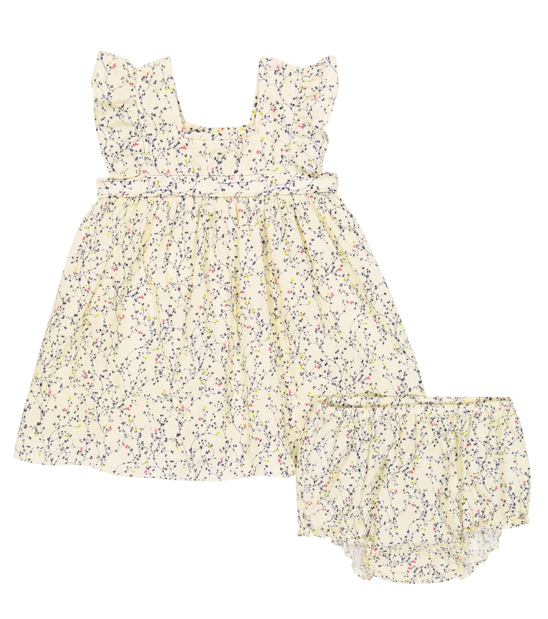 Baby - Abito e culottes Alexandrina in cotone | Bonpoint
