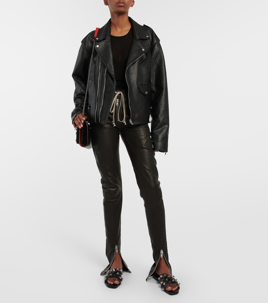 Sandali Miss Spike Club in pelle | Christian Louboutin