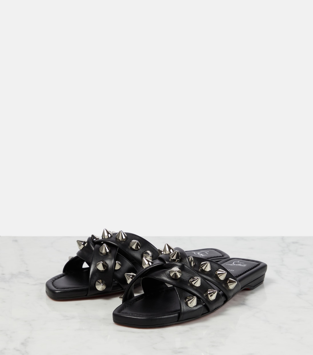 Sandali Miss Spike Club in pelle | Christian Louboutin