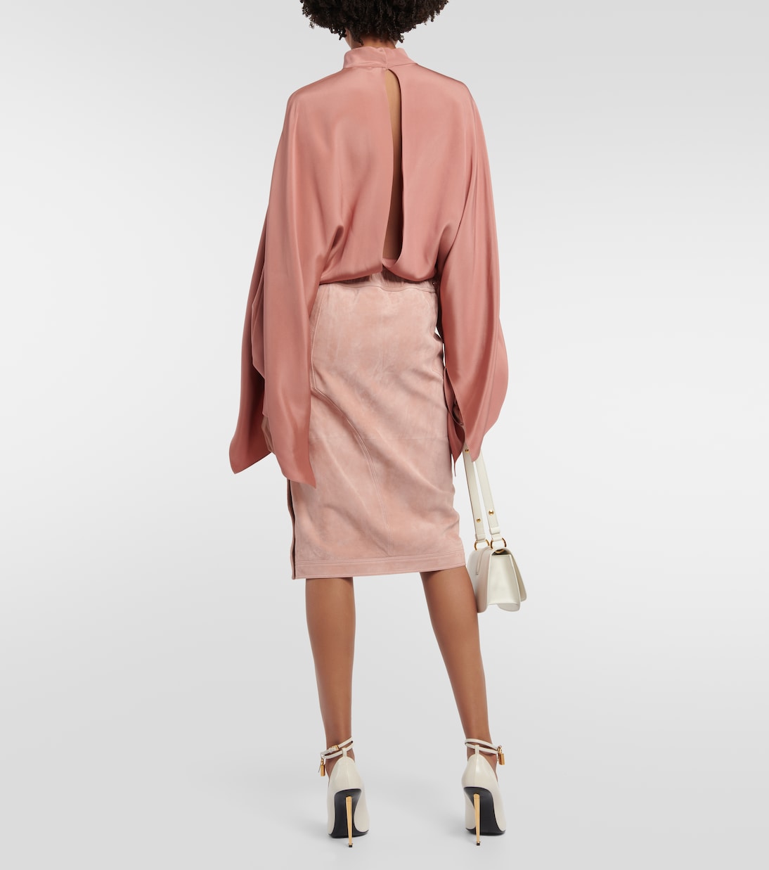 Body en crepé de seda con abertura | Tom Ford
