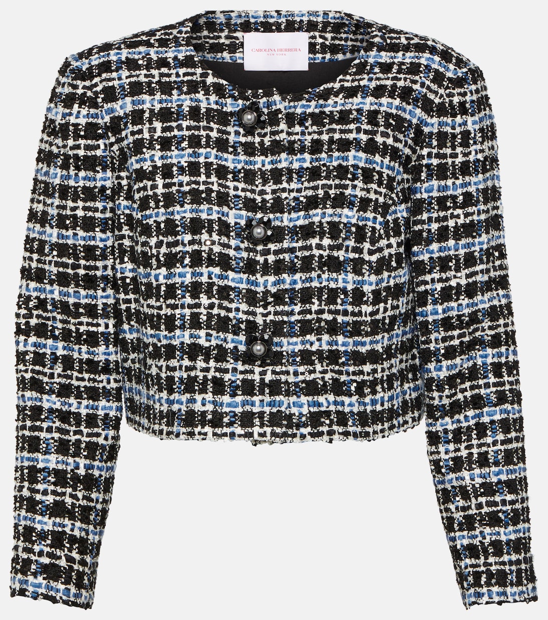 Chaqueta cropped de tweed | Carolina Herrera