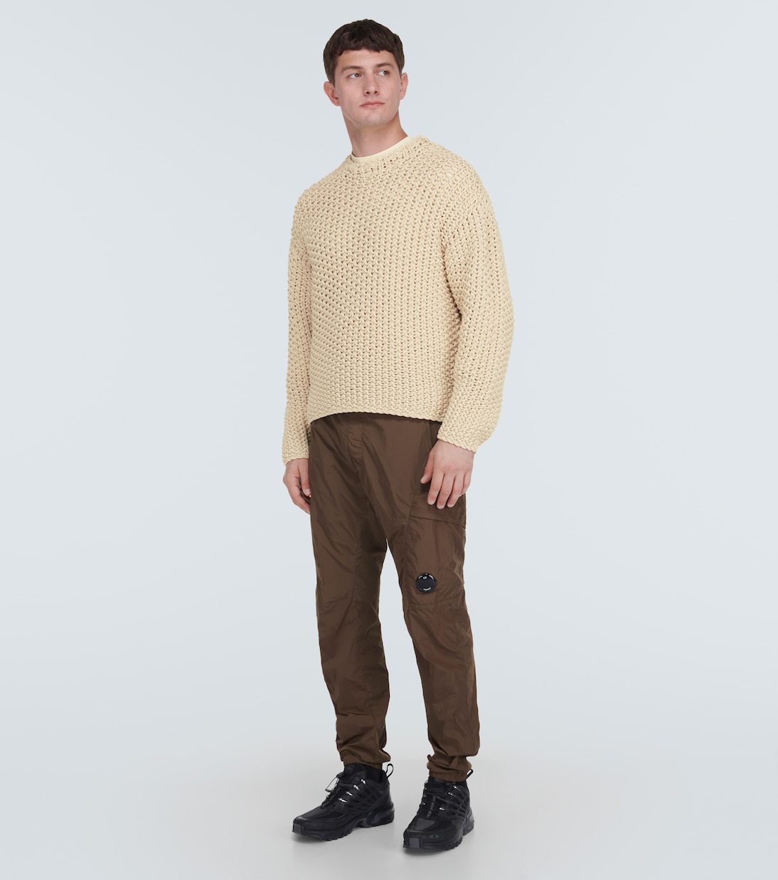 Jersey Marina de macramé con logo | Stone Island
