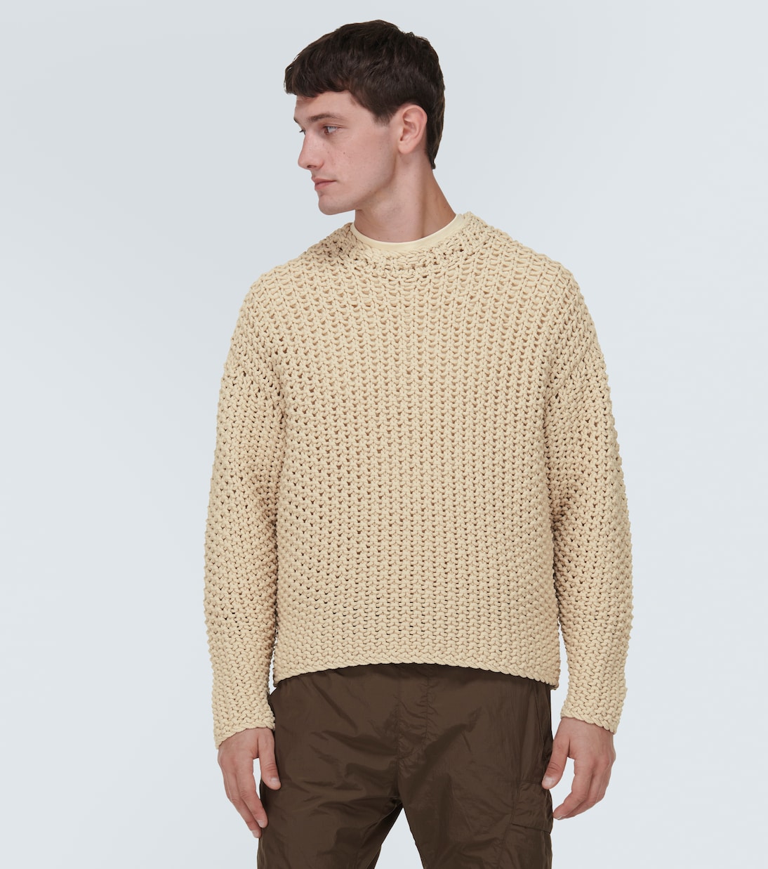 Jersey Marina de macramé con logo | Stone Island