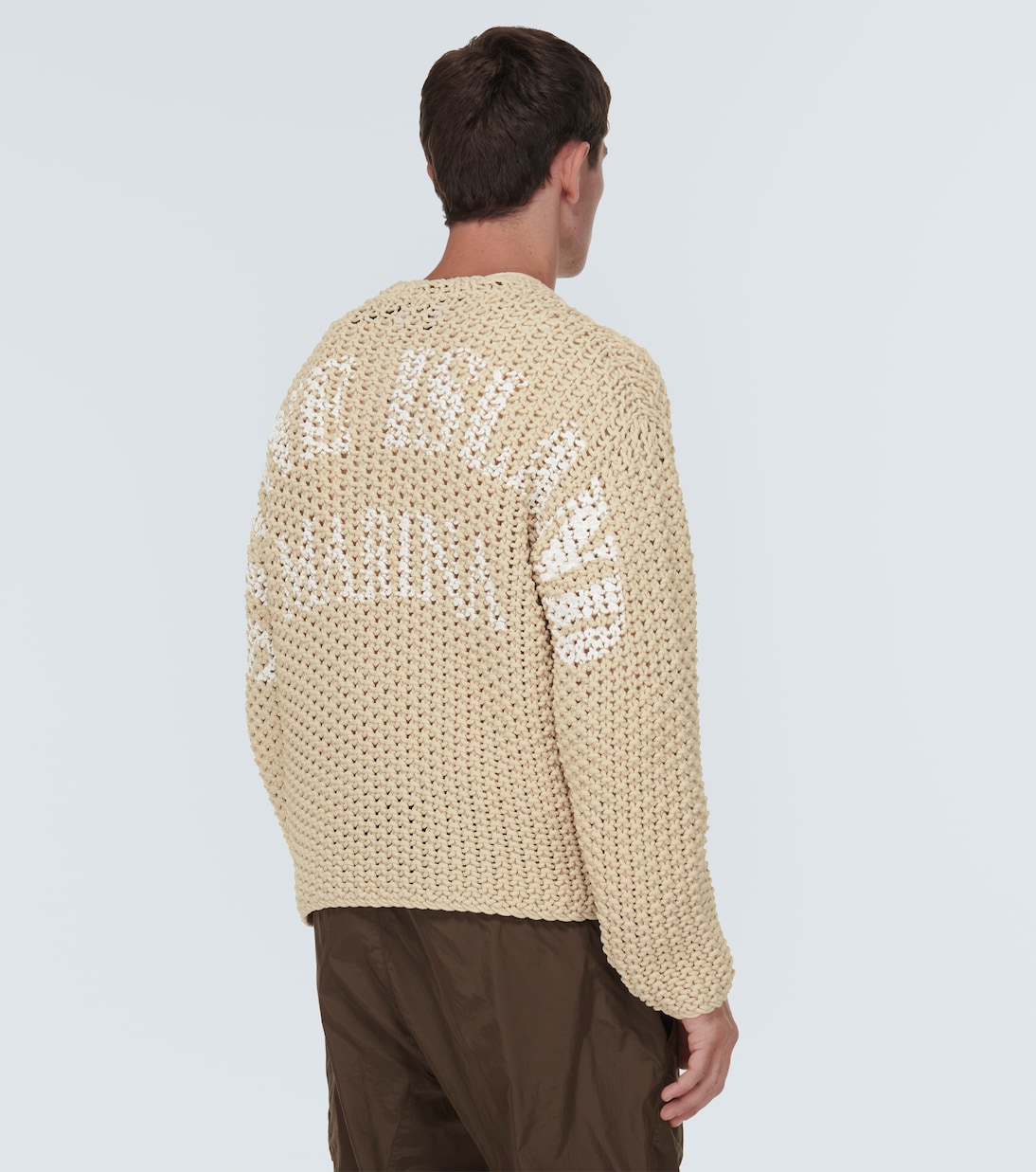 Jersey Marina de macramé con logo | Stone Island