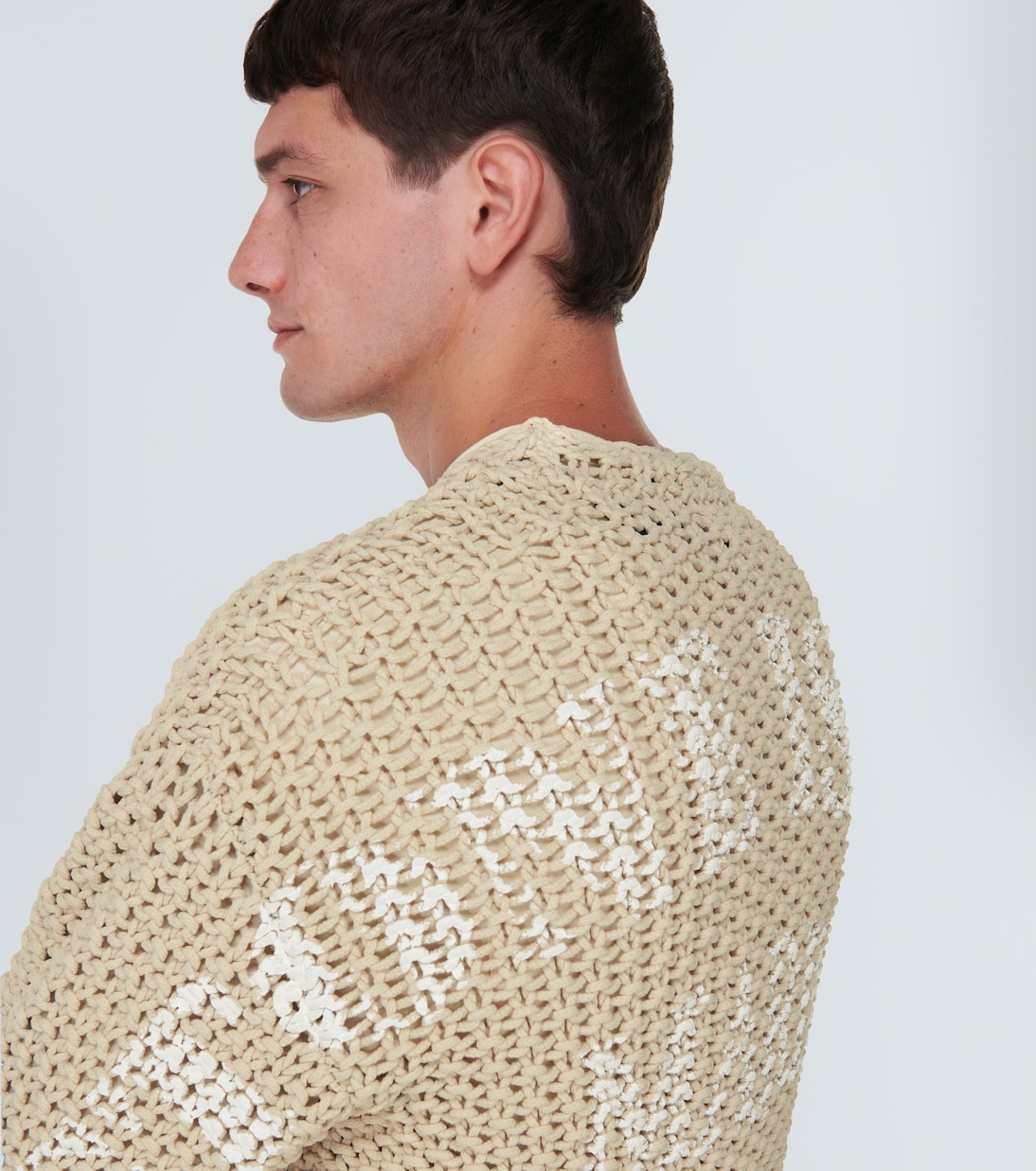 Jersey Marina de macramé con logo | Stone Island