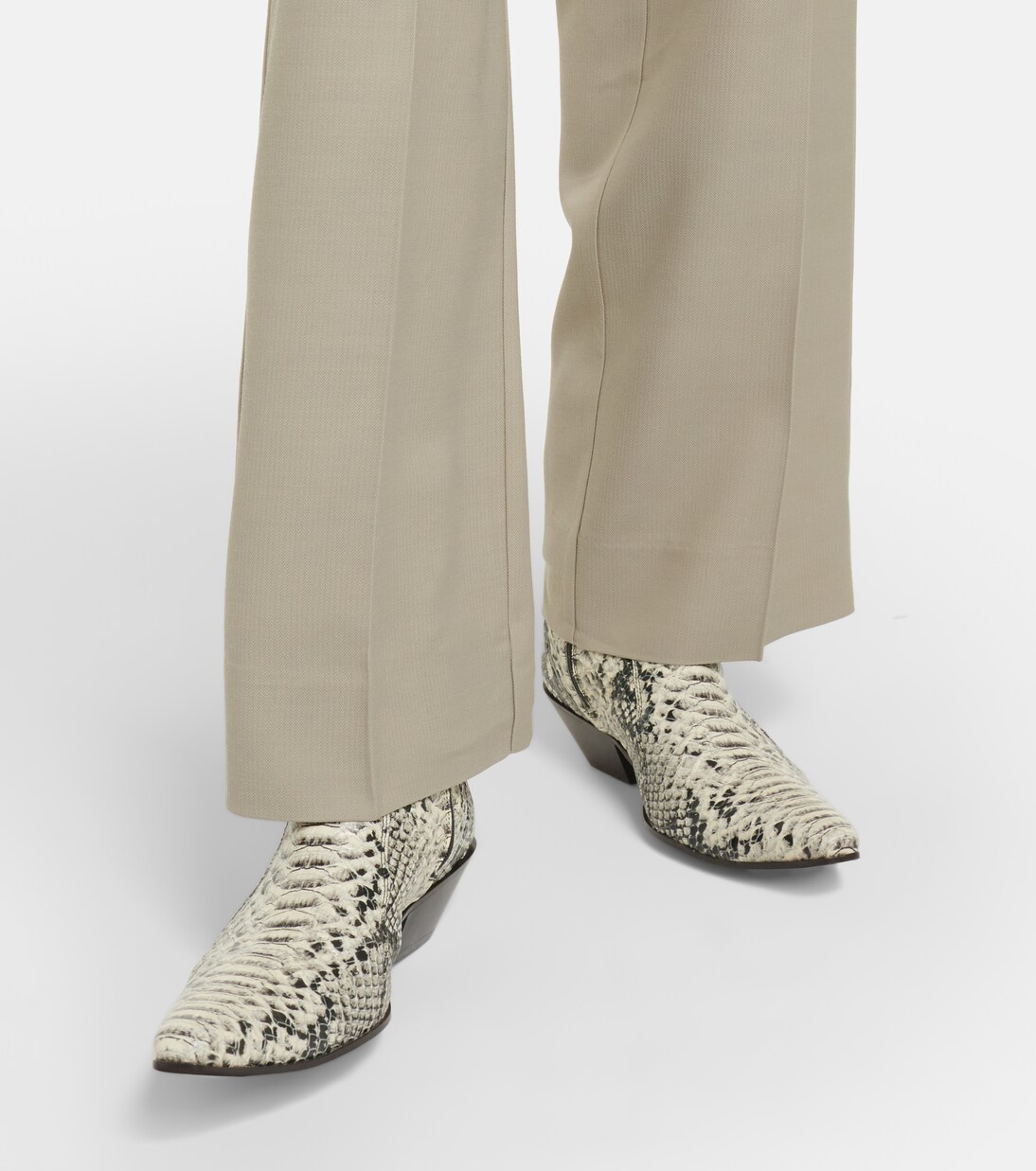 High-rise wide-leg pants | Acne Studios