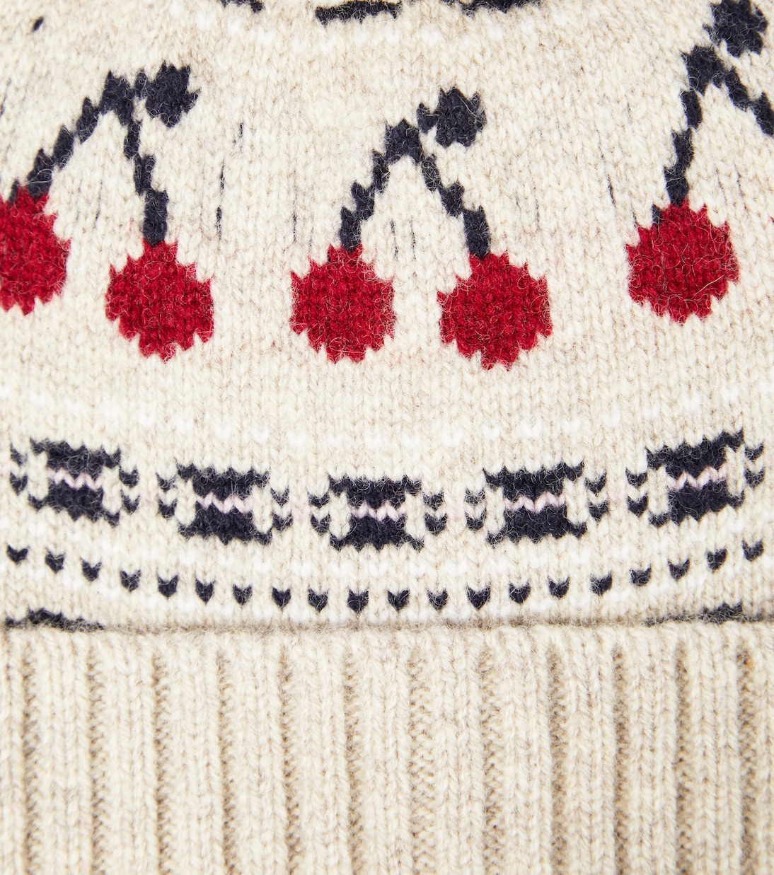 Brigitte intarsia wool beanie | Bonpoint