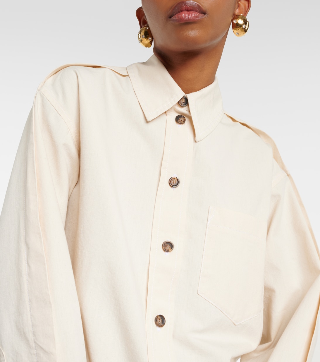 Oversize-Hemd aus Baumwolle | Victoria Beckham