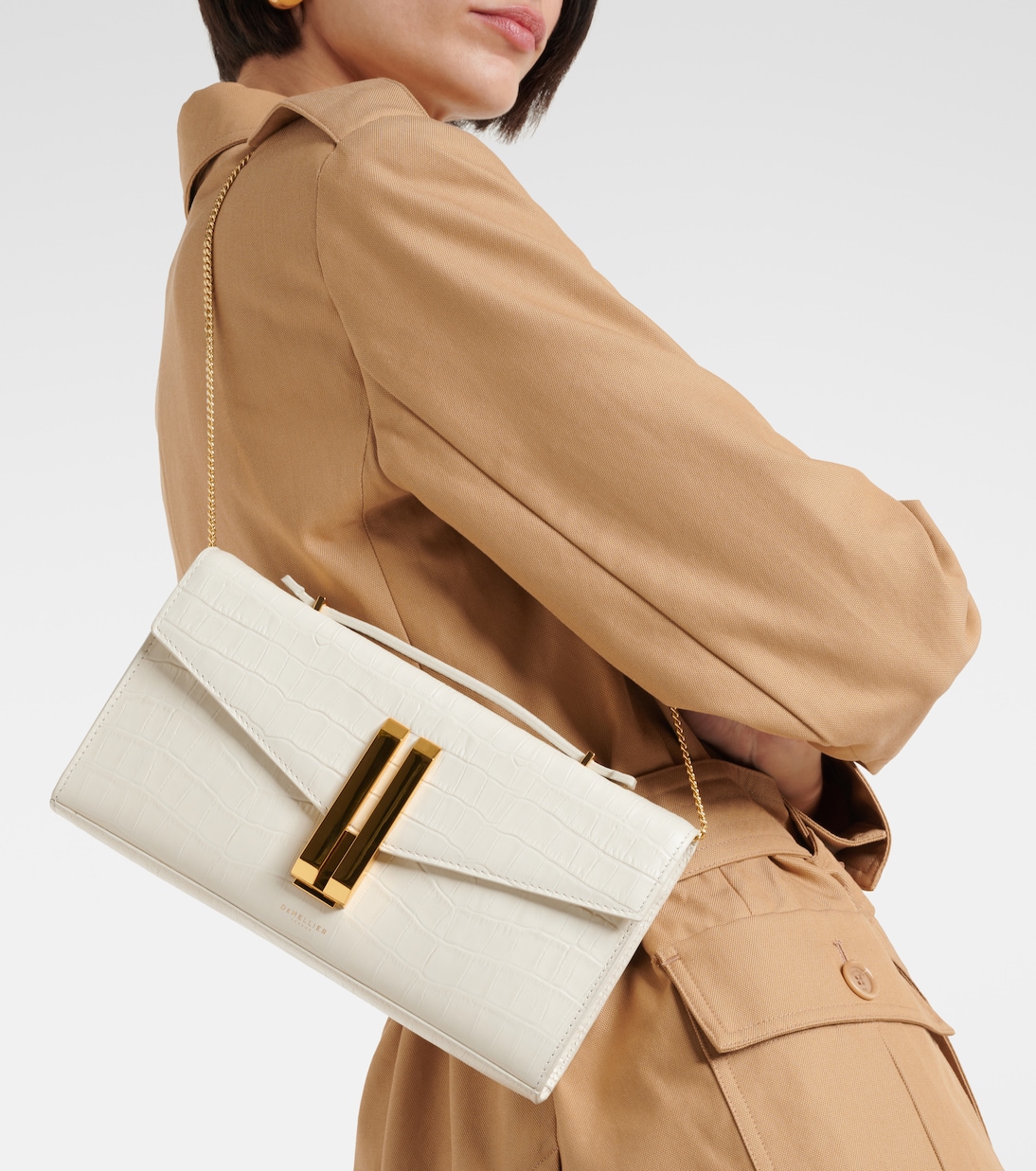 Pochette Vancouver en cuir embossé | DeMellier